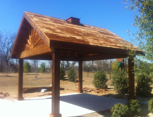 Freestanding Gable to Gable Patio Cover in Fairview Texas