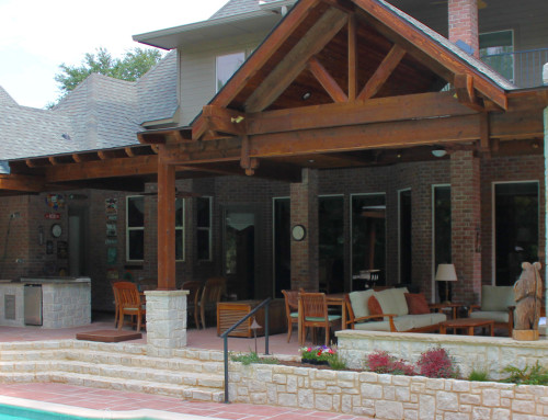Large Beautiful Poolside Patio Cover In Plano